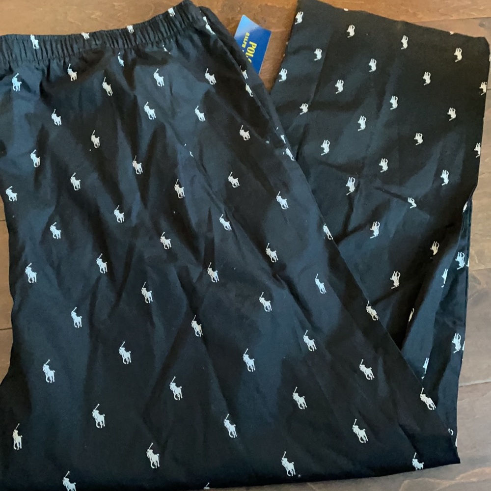 Polo Ralph Lauren men’s pajama pants Big & Tall black - Picture 2 of 2